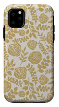Load image into Gallery viewer, Gold Floral Pattern - Phone Case