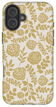 Load image into Gallery viewer, Gold Floral Pattern - Phone Case