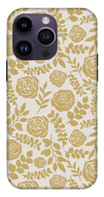 Load image into Gallery viewer, Gold Floral Pattern - Phone Case