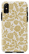Load image into Gallery viewer, Gold Floral Pattern - Phone Case