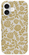 Load image into Gallery viewer, Gold Floral Pattern - Phone Case