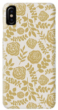 Load image into Gallery viewer, Gold Floral Pattern - Phone Case