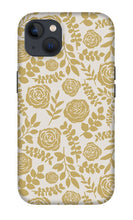 Load image into Gallery viewer, Gold Floral Pattern - Phone Case
