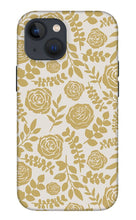 Load image into Gallery viewer, Gold Floral Pattern - Phone Case