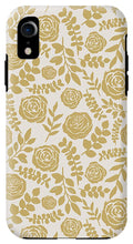 Load image into Gallery viewer, Gold Floral Pattern - Phone Case