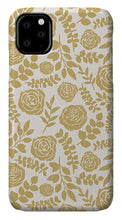 Load image into Gallery viewer, Gold Floral Pattern - Phone Case