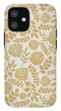 Load image into Gallery viewer, Gold Floral Pattern - Phone Case