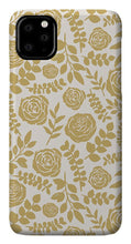 Load image into Gallery viewer, Gold Floral Pattern - Phone Case