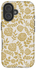 Load image into Gallery viewer, Gold Floral Pattern - Phone Case