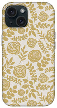 Load image into Gallery viewer, Gold Floral Pattern - Phone Case