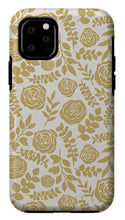 Load image into Gallery viewer, Gold Floral Pattern - Phone Case