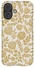 Load image into Gallery viewer, Gold Floral Pattern - Phone Case