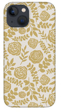 Load image into Gallery viewer, Gold Floral Pattern - Phone Case