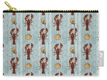 Load image into Gallery viewer, Lobster Pattern - Zip Pouch