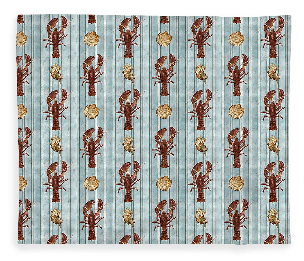 Lobster Pattern - Blanket