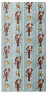 Lobster Pattern - Beach Towel