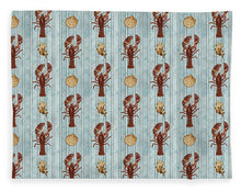 Load image into Gallery viewer, Lobster Pattern - Blanket