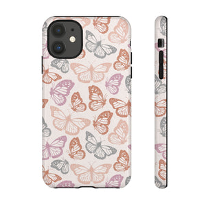 Orange and Pink Butterfly Phone Case