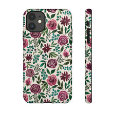 Load image into Gallery viewer, Magenta Floral Eucalyptus Phone Case