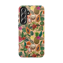 Load image into Gallery viewer, Tropical Fruit and Flowers Phone Case