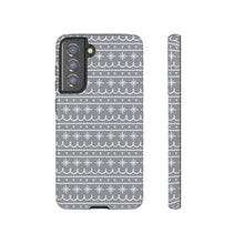 Load image into Gallery viewer, Gray Snowflake Pattern Phone Case