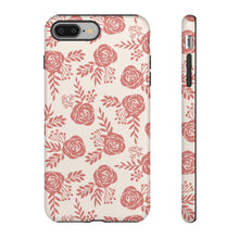 Load image into Gallery viewer, Warm Pink Floral Phone Case
