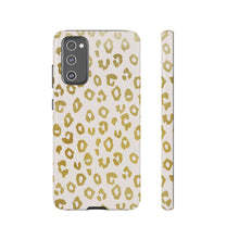 Load image into Gallery viewer, Gold Leopard Print Phone Case