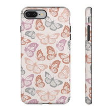 Load image into Gallery viewer, Orange and Pink Butterfly Phone Case