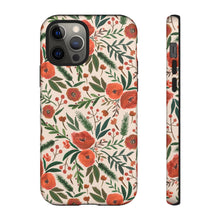 Load image into Gallery viewer, Christmas Floral Phone Case