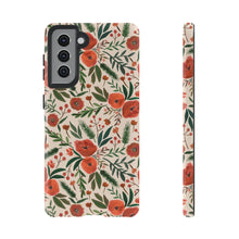 Load image into Gallery viewer, Christmas Floral Phone Case