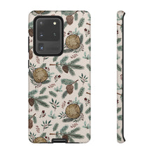 Load image into Gallery viewer, Winter Branches, Berries and Pine Cones Phone Case