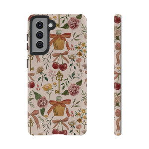 Bows, Flowers and Cherries Phone Case
