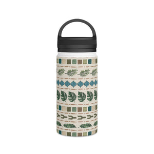 Oasis Stripes Handle Lid Water Bottle