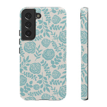 Load image into Gallery viewer, Baby Blue Floral Phone Case