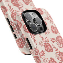 Load image into Gallery viewer, Warm Pink Floral Phone Case