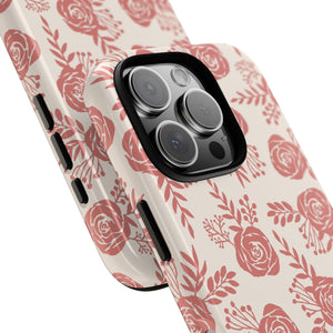 Warm Pink Floral Phone Case
