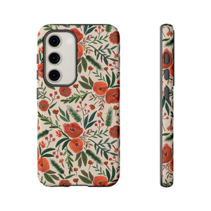 Christmas Floral Phone Case