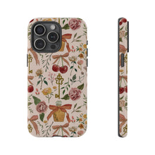 Load image into Gallery viewer, Bows, Flowers and Cherries Phone Case