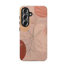 Load image into Gallery viewer, Pink Abstract Desert Leaf Phone Case
