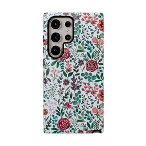 Pink and Purple Flowers Phone Case