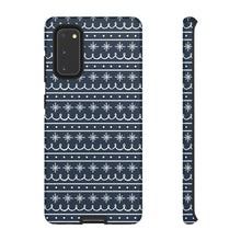 Load image into Gallery viewer, Blue Snowflake Pattern Phone Case