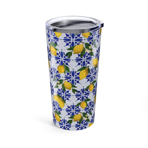 Lemon Tile Travel Mug