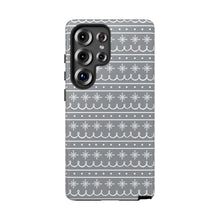 Load image into Gallery viewer, Gray Snowflake Pattern Phone Case