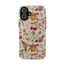 Load image into Gallery viewer, Bows, Flowers and Cherries Phone Case