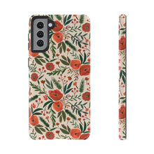 Load image into Gallery viewer, Christmas Floral Phone Case