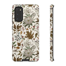Load image into Gallery viewer, Watercolor Fall Leaves and Flowers Phone Case