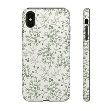 Load image into Gallery viewer, Green Christmas Branch Phone Case