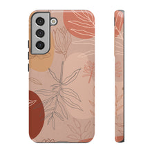 Load image into Gallery viewer, Pink Abstract Desert Leaf Phone Case