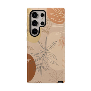 Orange Abstract Desert Phone Case