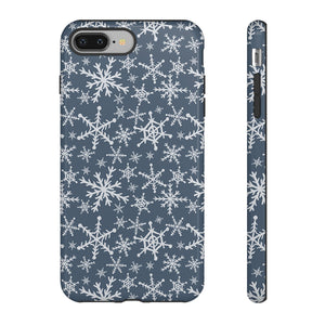 Blue Snowflakes Phone Case